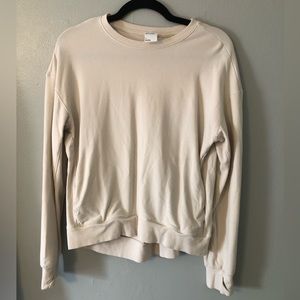 All in Motion Cream Crew Neck, Small